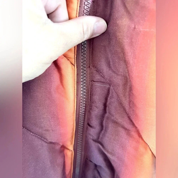 Find Me Now Aurora Puffer Copper Gradient Zip- Up Boxy Tencel Jacket Size XL/XXL - Picture 8 of 16